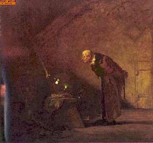 Der Alchimist nach Spitzweg